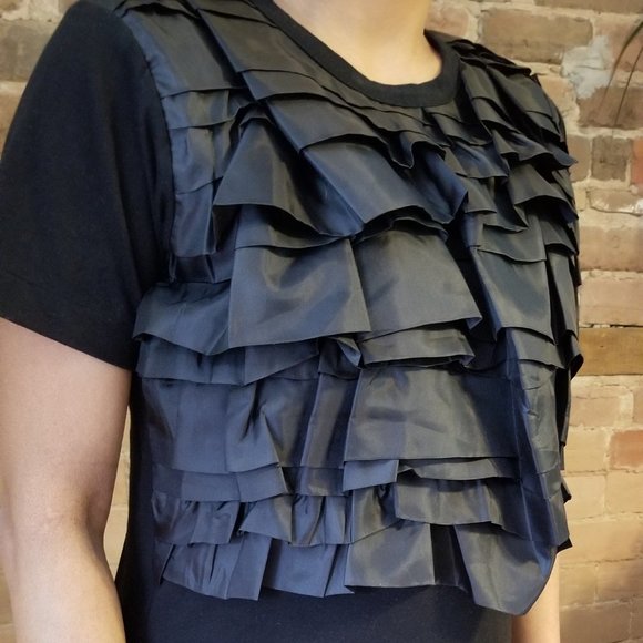 *NWT* Comme des garcons ruffle tee - Picture 5 of 6